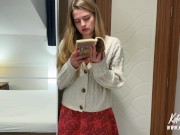 Naughty Roommate Nerd Girl in Pink Lingerie Fucked me and Licked my Cum 1/16