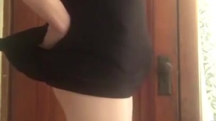 Mommy slowly teases you with her big tits and huge cock