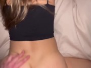 Boss fucks his secretary after work while her husband is at home 13/16