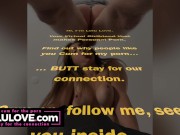 From down under tits hanging down in your face while babe sucks his dick blowjob to cumshot facial finish - Lelu Love 1/16