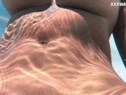 Sensational Venezuelan Goddess in Bare and Bold Poolside Swim Session 16/16