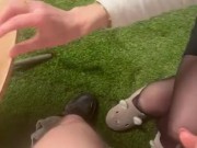 I cum in her mouth during her cigarette break 6/16