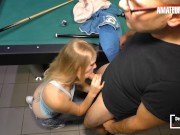 German Slut Anja Has Her Tight Pussy Ravaged By Nerd Guy At The Game Room - AMATEUR EURO 5/16