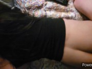 homemade deepthroat girlfriend and big tits bouncing  and huge creampie 15/16