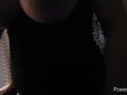 homemade deepthroat girlfriend and big tits bouncing  and huge creampie