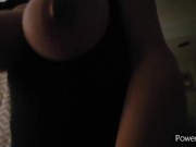 homemade deepthroat girlfriend and big tits bouncing  and huge creampie 8/16