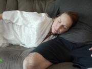 Mommy And StepSon Share A Couch 6/16