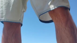 Watch your stepbrother piss on the beach...