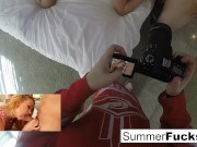 Summer fucks brunette teen Addison 14/16