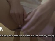 【失敗作】ゆで玉子をオマンコに入れて産み落とす予定でしたが、産み落とせず諦めた動画です。 11/16