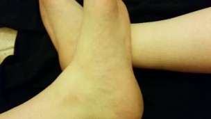 Shooting A Big Load On My Feet