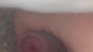 More small uncut dick cum