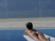 Horny PAWG teen left me no choice but to fuck her at the pool. Black or red bikini? - Who is Lilly 5/16