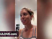 Babe spreading freshly fucked cunt open closeup before trading truck in plus TikTok bloopers & behind the scenes - Lelu Love 12/16