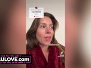 Babe spreading freshly fucked cunt open closeup before trading truck in plus TikTok bloopers & behind the scenes - Lelu Love 13/16