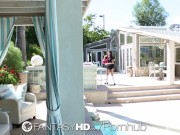 FANTASYHD Tight Pussy Ariana Marie Spreads Legs For Numerous Cocks 1/16