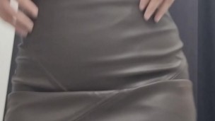 Provando roupinha nova