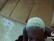 FULL SCENE Skinny African amateur girl Bella gets fucked by her first white dick! 16/16