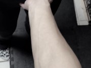 Pawg thick teen gf teases and bends over in tight leggings 5/16