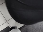 Pawg thick teen gf teases and bends over in tight leggings 7/16