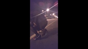 深夜野外露出 CD Lotus outdoor walk (old video)