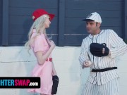 Hot Teens Cecelia Taylor, Mazy Myers Get Naughty With Step Dads After Baseball Lesson - DaughterSwap 3/16