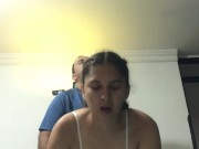 My sugar daddy fucks me doggy style.