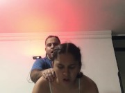 My sugar daddy fucks me doggy style. 8/16