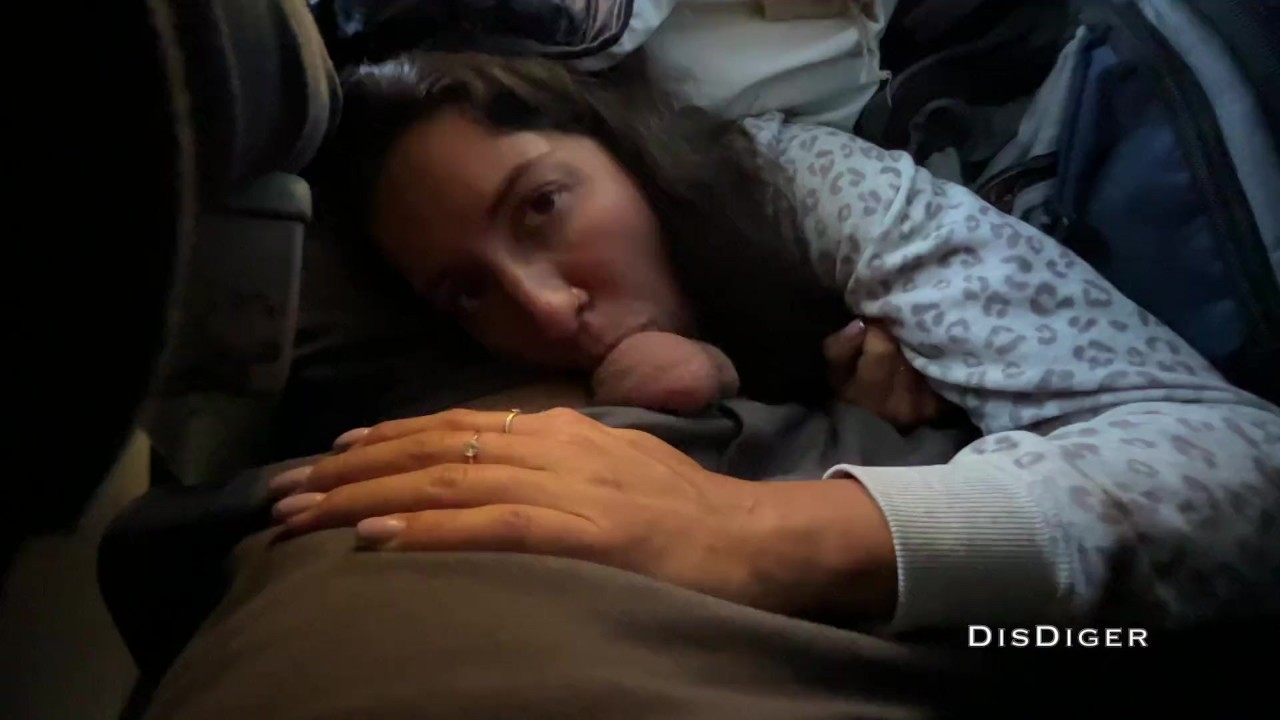 Risky public blowjob on a plane full of people - RedTube