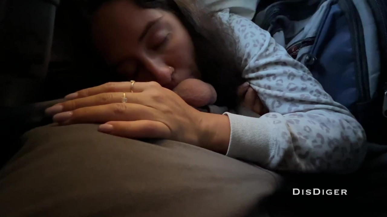 Risky public blowjob on a plane full of people - RedTube