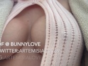 Artemisia Love big tits big nipples flashing outdoor~OF@BunnyLove Twitter:ArtemisiaLove9 4/16