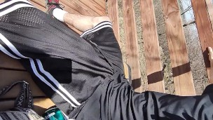 Spontaneous Outdoor Foot Massage & Teasing!