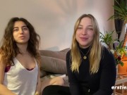 Ersties - Facesitting und heiße Finger-Action mit Kara und Zoe aus Berlin 2/16