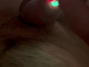 Glowsticks in 9” cock urethra sounding insertions