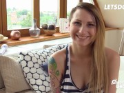 Sexy Chick Christie Starr Oils Her Pussy Then Fingers & Toys It Good - LETSDOEIT 1/16