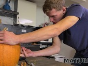 MATURE4K. Mature woman makes it with stepson on occasion of Halloween 6/16