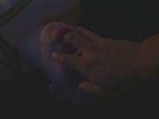 POV using a submissive slut Danny Moon behind scenes when she's tied with shibari