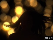 Watch her tight pussy grip her love beads as she masturbates 1/16