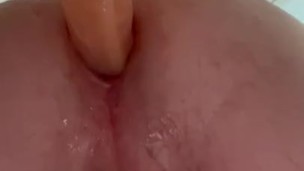 Cuck enjoys dildo