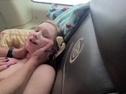 Amazing car sex, bj, pink pussy, cum on face!