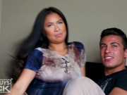 Short Guy Fucks Tall Black Super Model for the culture! 15/16