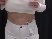 Peitos grandes no provador 6/16