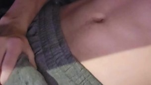 Solo male In sweat pants jerking off