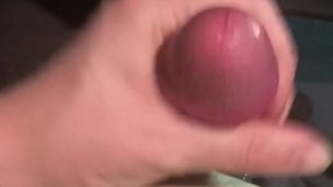 Jacking off in car at work