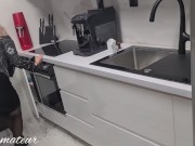 StepMom stuck her hand in the kitchen and make a good dell with Stepson 2/16