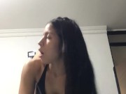 My stepdad fucks me doggy style while my mom works. 13/16