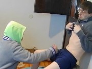 Chump Can't even Pull Out Phone to Record before Cumming All over Heather Kane! 12/16