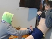 Chump Can't even Pull Out Phone to Record before Cumming All over Heather Kane! 9/16