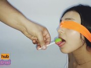 I try the game of flavors with my stepsister and she ends up liking the taste of my cock and the tas 4/16