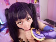 Astrologist Mona pays her debt with her pussy and mouth - Squirting orgasm - Huge Facial 15/16